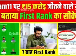 Dream11 पर युवक ने जीते ₹15 करोड़, 7 बार आई 1st Rank, 1 बार आई 2nd Rank, फिर बताया ड्रीम11 पर फर्स्ट रैंक का राज!